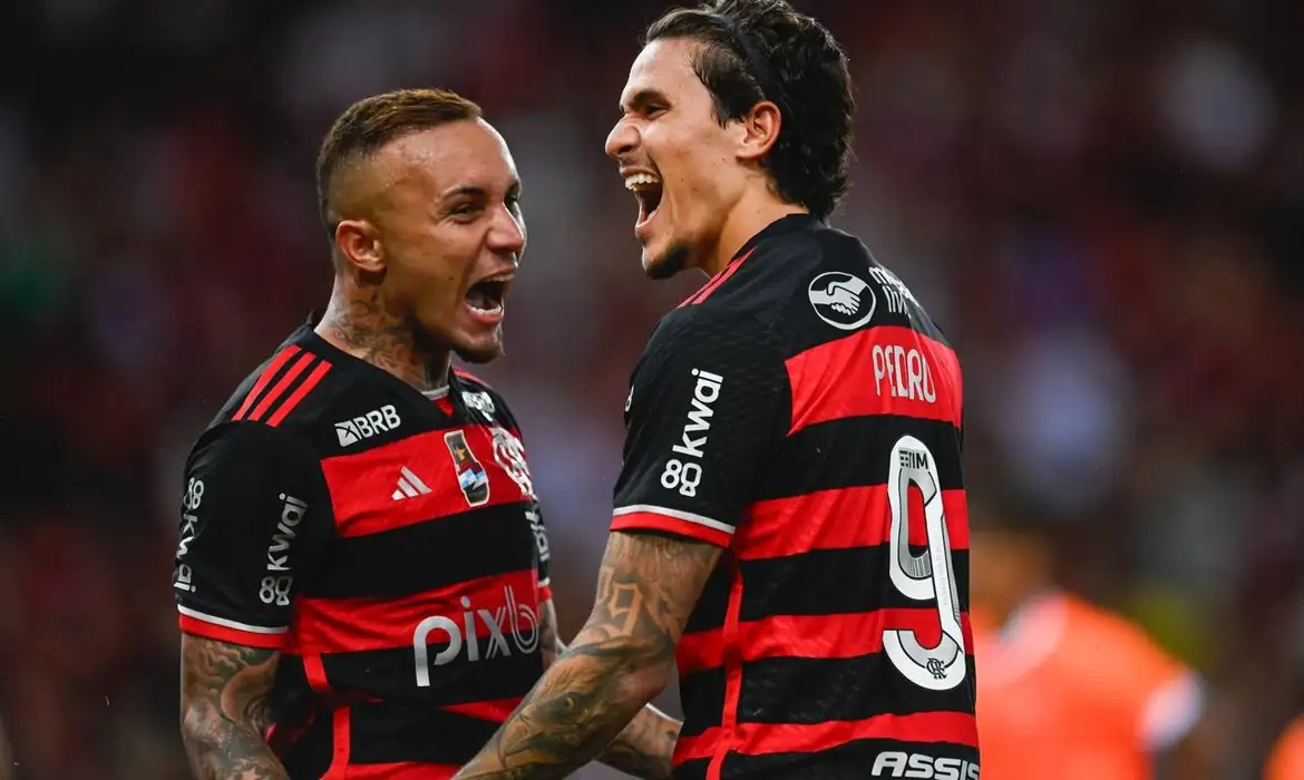 Flamengo encaminha título do Carioca, com 3 a 0 sobre Nova Iguaçu -  (crédito: EBC)