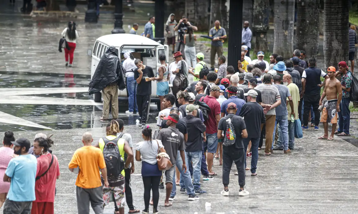 Sudeste é onde estão concentradas 63% das pessoas em situação de rua, com 204.714 pessoas, seguido do Nordeste, com 47.419 (14%) -  (crédito: EBC)