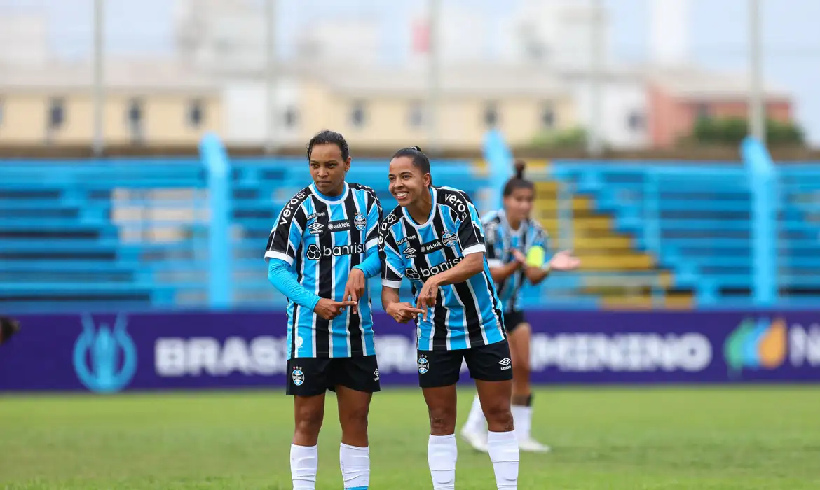 Grêmio goleia Avai/Kindermann por 6 a 0 no Brasileirão Feminino -  (crédito: EBC)