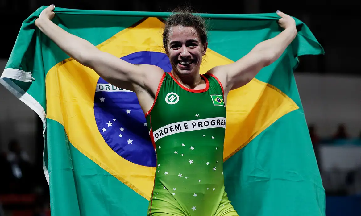 Wrestling: Giullia Penalber conquista vaga nos Jogos de Paris -  (crédito: EBC)