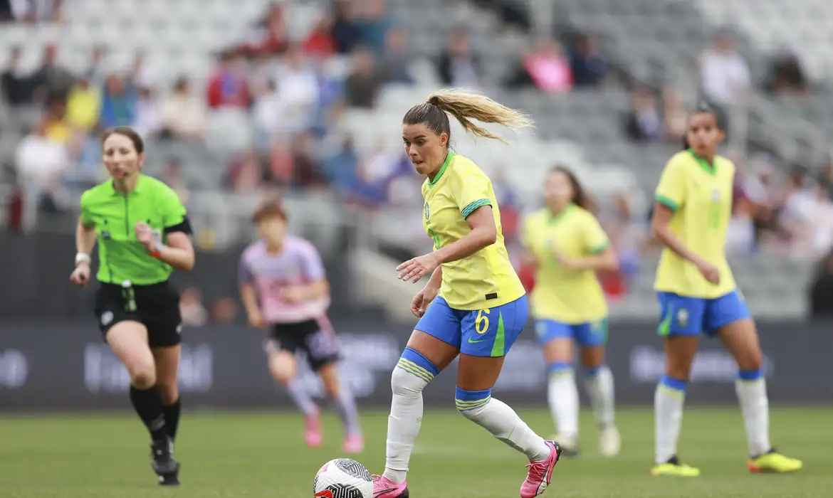 Seleção feminina reencontra Jamaica em amistoso na Arena de Pernambuco -  (crédito: EBC)