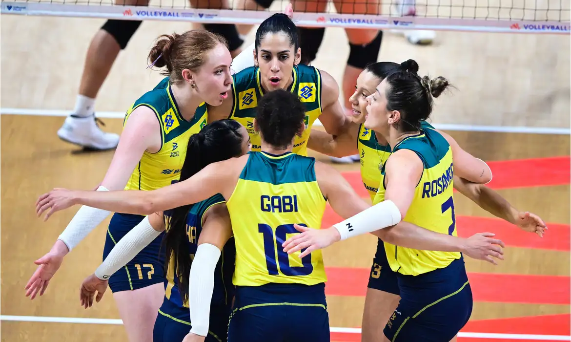 Duelo de invictos: Brasil encara Polônia pela Liga das Nações Feminina -  (crédito: EBC)