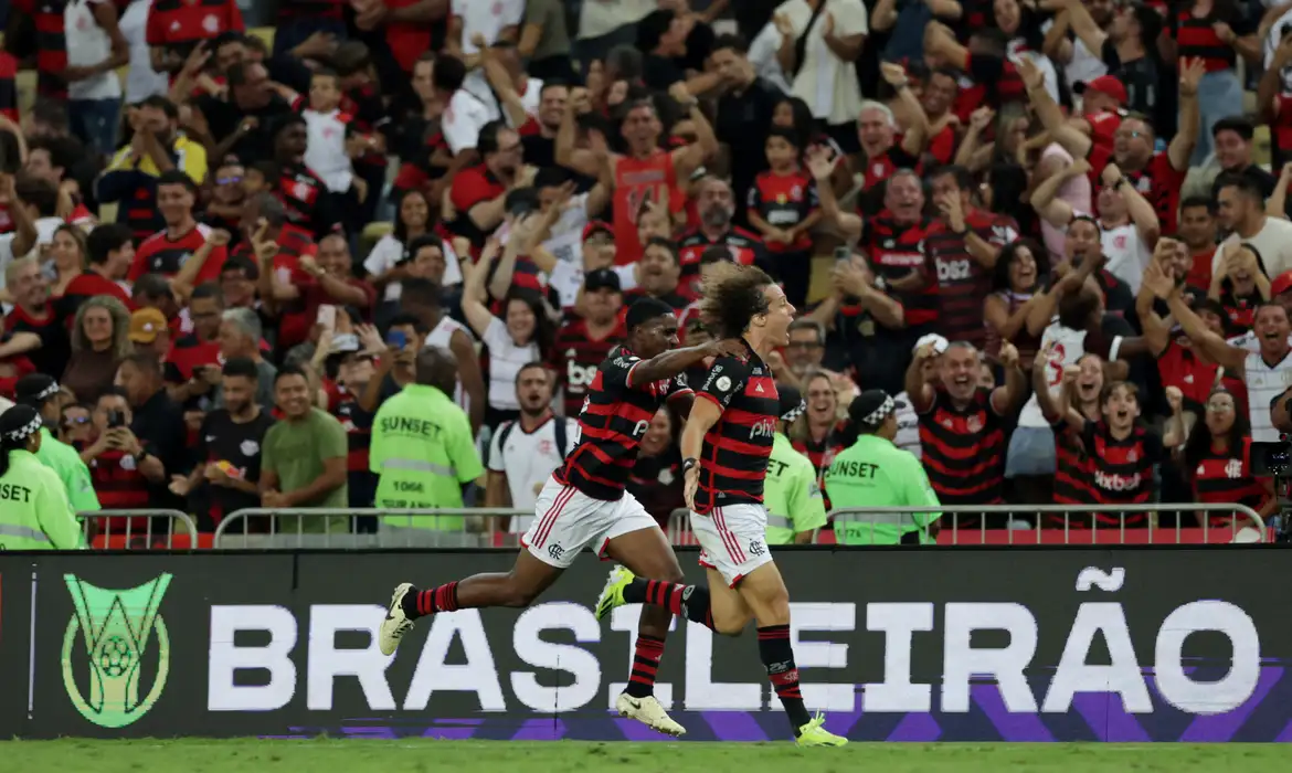 Flamengo arranca vitória sobre o Bahia para liderar o Brasileiro -  (crédito: EBC)