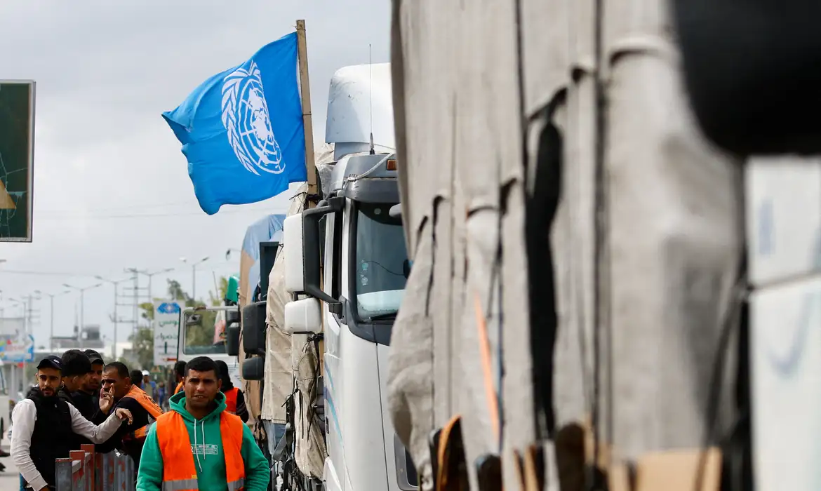 Uma carta da ONU enviada a autoridades israelenses este mês disse que Israel deve fornecer aos trabalhadores da ONU uma maneira de se comunicarem diretamente com as forças israelenses no território em Gaza -  (crédito: EBC)