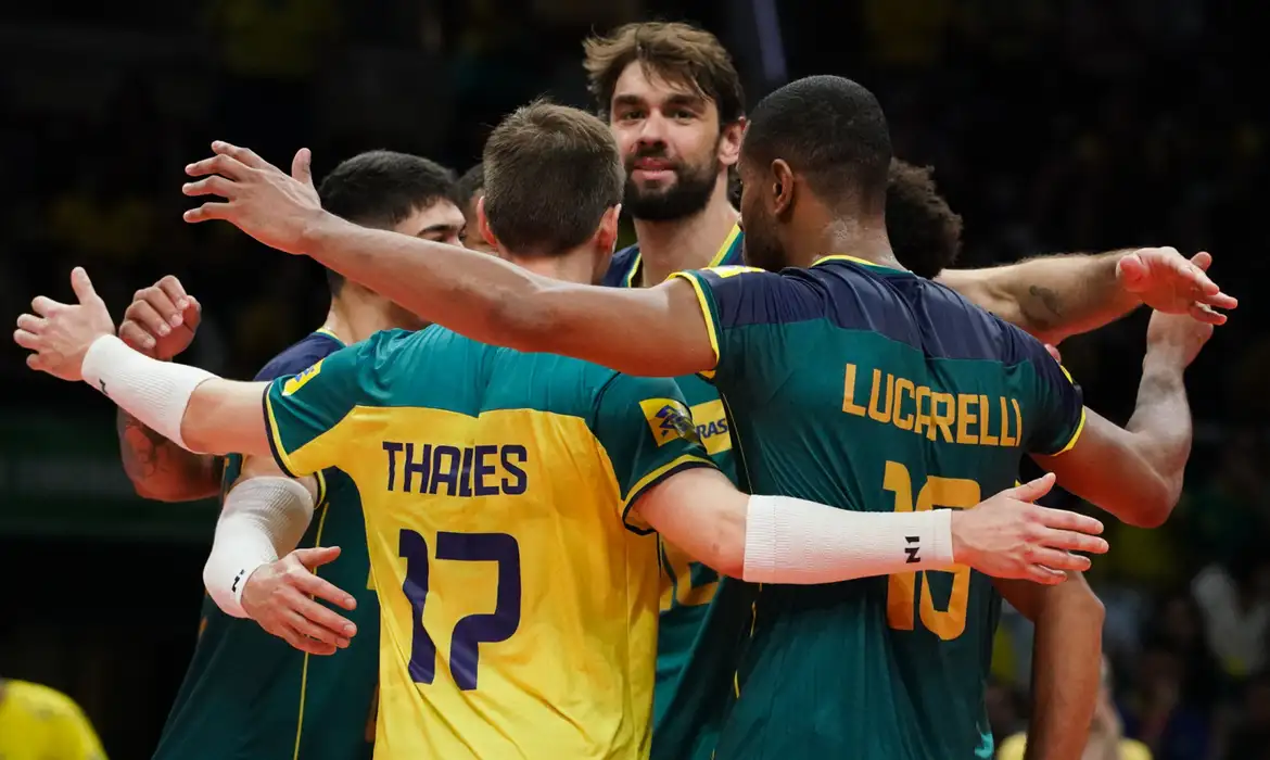 Definidos os 12 convocados da seleção masculina de vôlei para Paris -  (crédito: EBC)