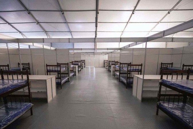 Centro Humanitário de Acolhimento é aberto em Porto Alegre -  (crédito: EBC)