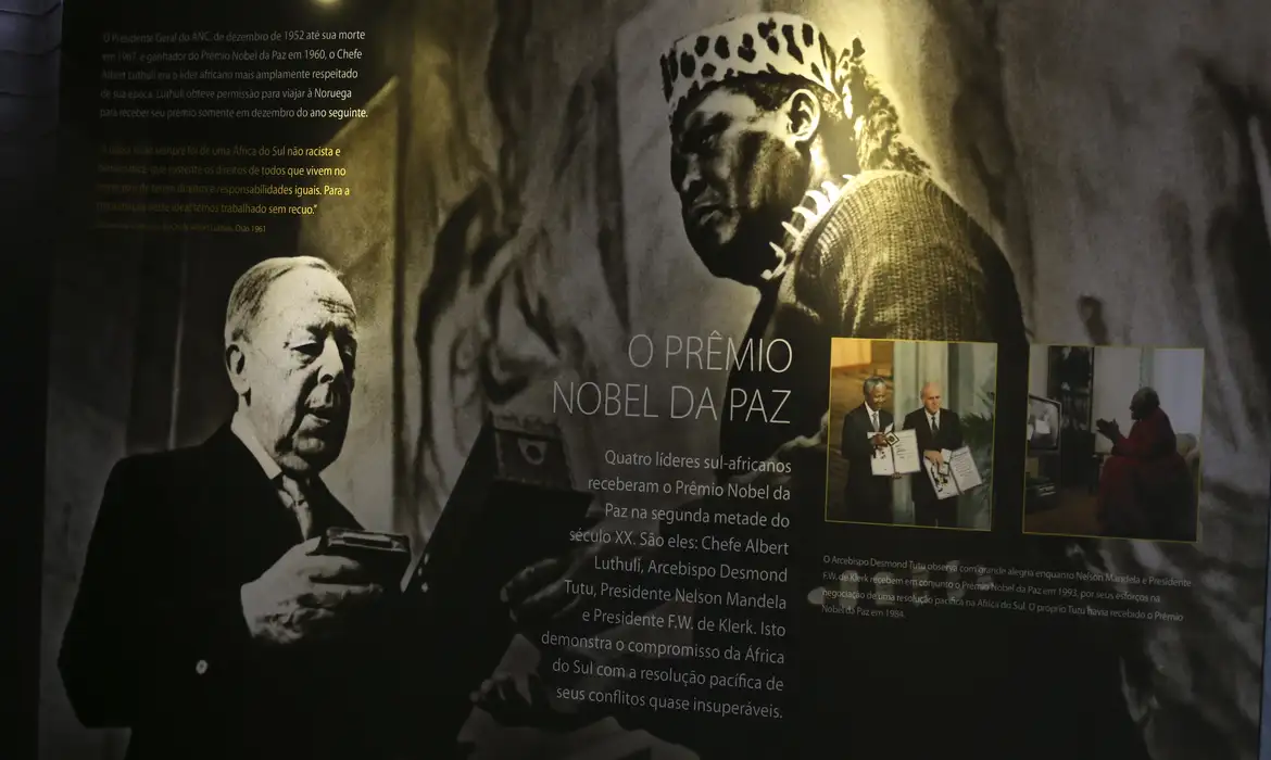 Exposição e seminário em São Paulo celebram legado de Nelson Mandela -  (crédito: EBC)