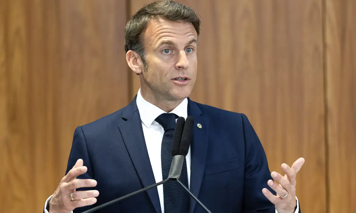 Macron elogia posição do Brasil em relação à Venezuela -  (crédito: EBC)