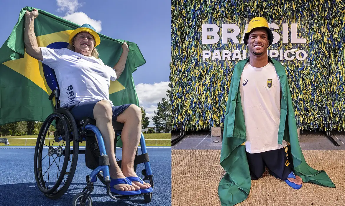 Beth Gomes e Gabrielzinho levarão bandeira do Brasil na Paralimpíada -  (crédito: EBC)