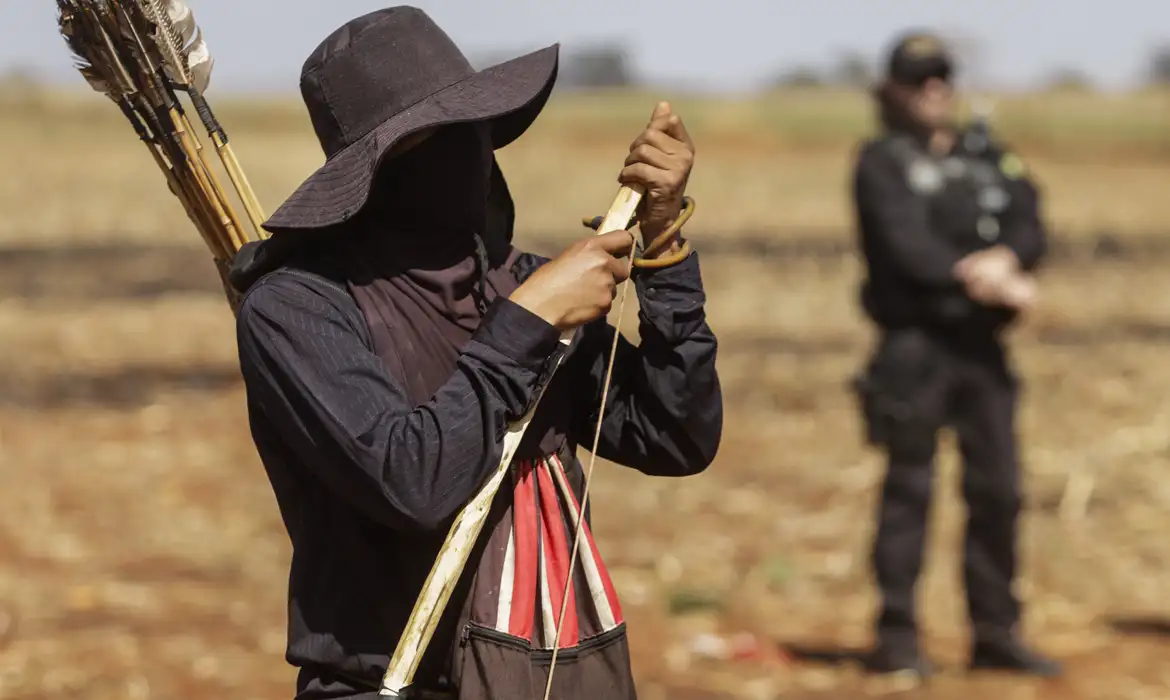 Jovem guarani kaiowá é baleado na cabeça em Mato Grosso do Sul -  (crédito: EBC)