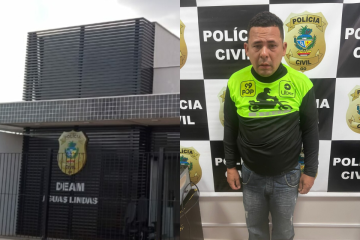 Homem foi reconhecido pela vítima e confessou o crime na delegacia -  (crédito: Divulgação/PCGO)